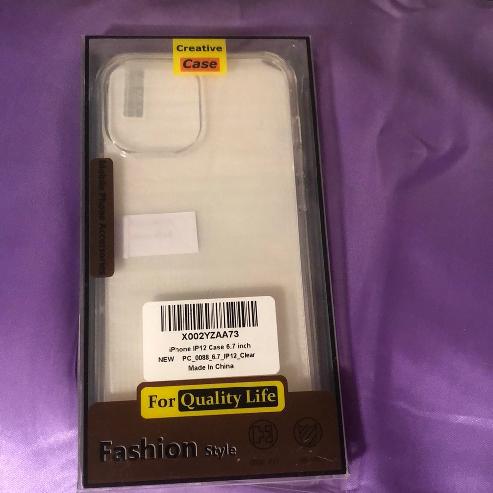 iPhone 12 Pro clear case